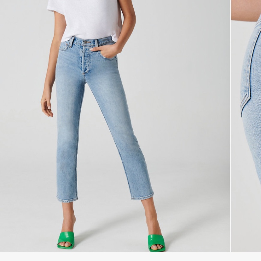Aritzia Arlo High Rise Straight jeans 28L